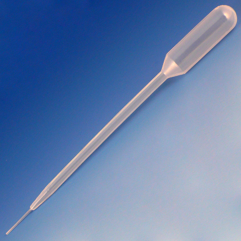 Globe Scientific Transfer Pipet, 5.8mL, Fine Tip, 157mm, 500/Dispenser Box Image